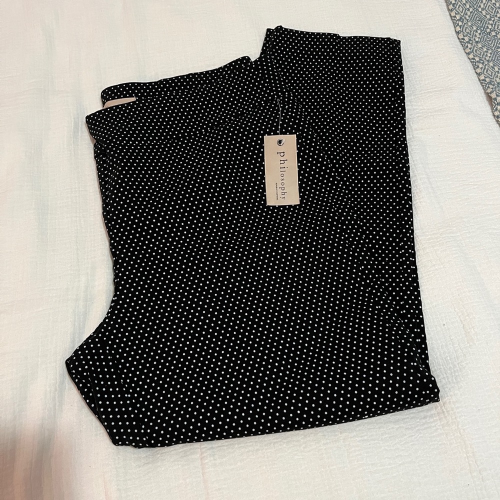NWT Cropped Polka Dot Trousers